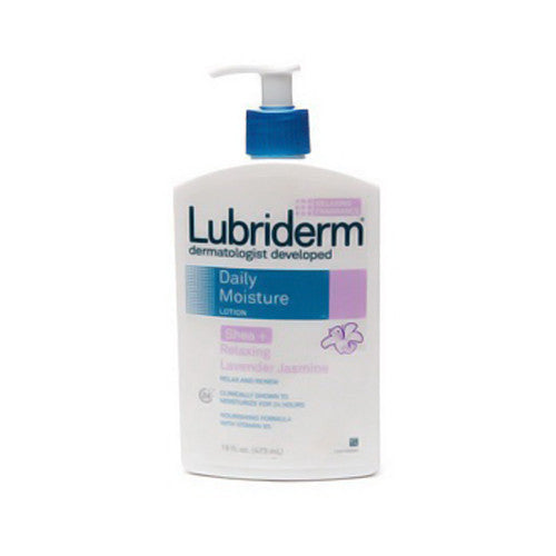 Lubriderm Daily Moisture Lotion, Lavender Jasmine - 16 Oz